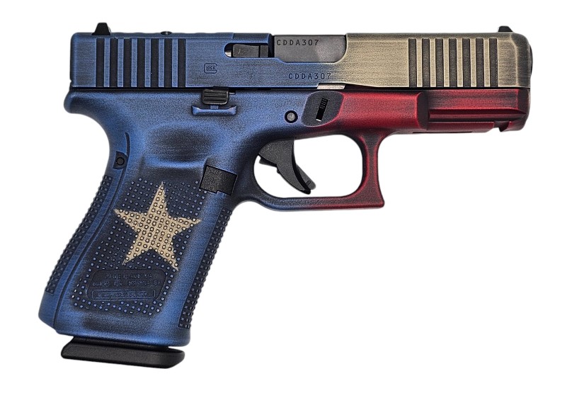 GLOCK 19 GEN5 OR TX FLAG 15RD 195S203TXFLAG - Win Repeating Arms Promotion